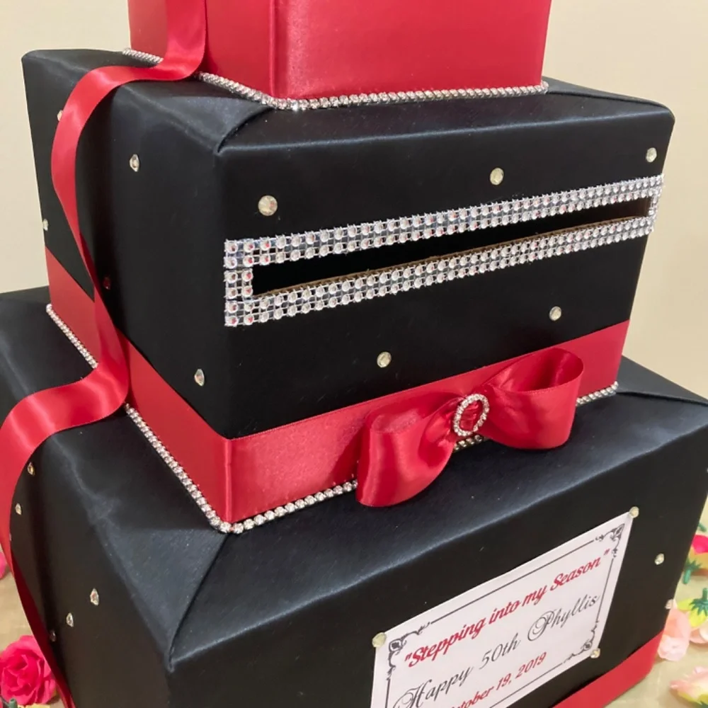 3 Tiered Card Box/Money Holder 12